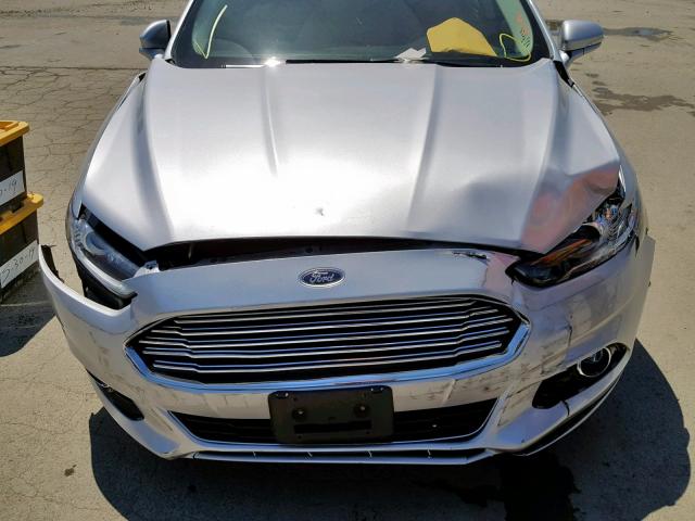 3FA6P0SU6FR245292 - 2015 FORD FUSION TIT SILVER photo 7