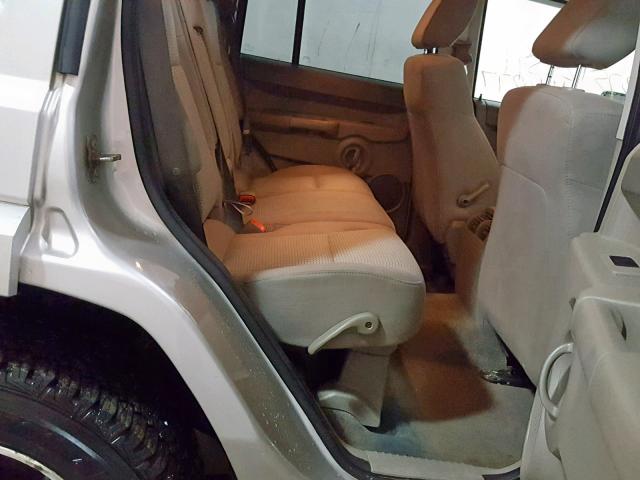 1J8HG48K27C656911 - 2007 JEEP COMMANDER ვერცხლისფერი ფოტო 6