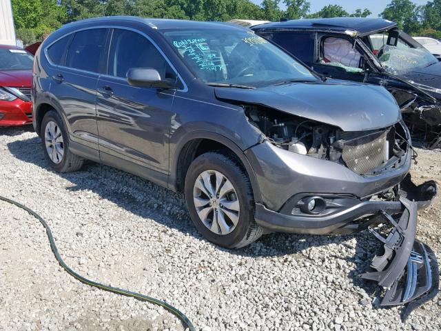 2HKRM3H72EH529331 - 2014 HONDA CR-V EXL GRAY photo 1