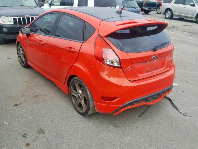 3FADP4GX1GM148467 - 2016 FORD FIESTA ST ORANGE photo 3