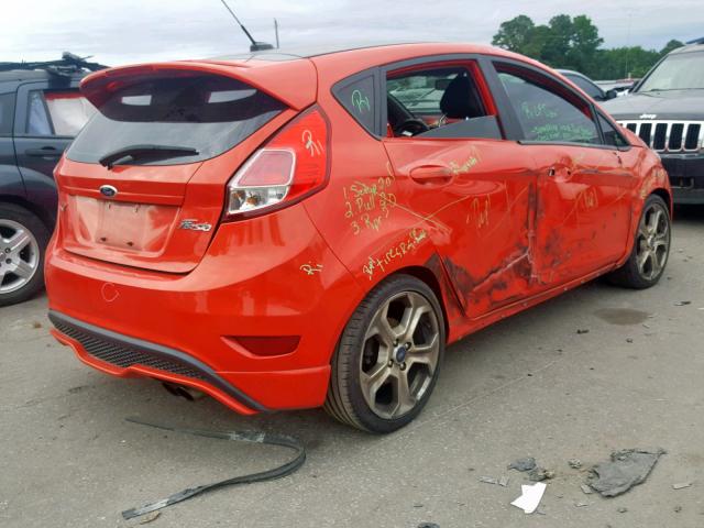 3FADP4GX1GM148467 - 2016 FORD FIESTA ST ORANGE photo 4