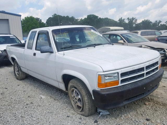 1B7GL23Y6TS568846 - 1996 DODGE DAKOTA WHITE photo 1