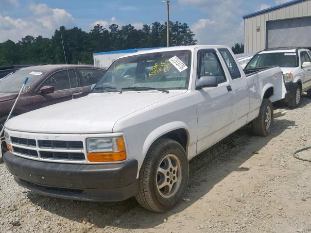 1B7GL23Y6TS568846 - 1996 DODGE DAKOTA WHITE photo 2