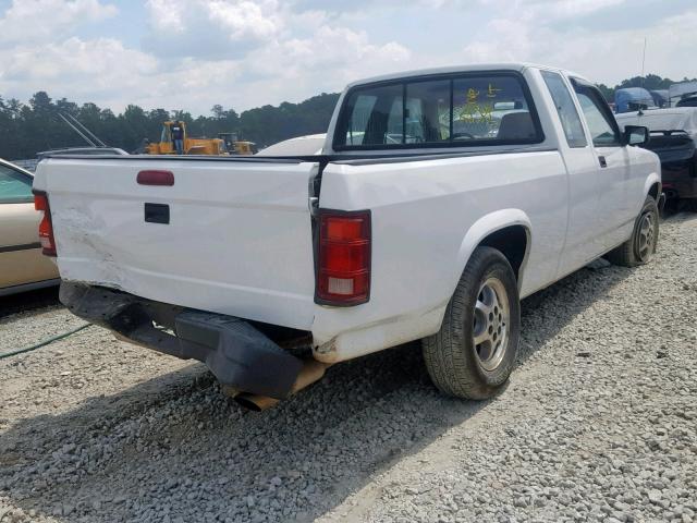 1B7GL23Y6TS568846 - 1996 DODGE DAKOTA WHITE photo 4