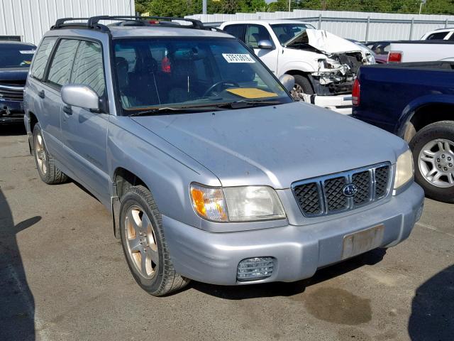 JF1SF65642H702596 - 2002 SUBARU FORESTER S ვერცხლისფერი ფოტო 1