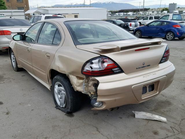 1G2NF52E23M515318 - 2003 PONTIAC GRAND AM S GOLD photo 3