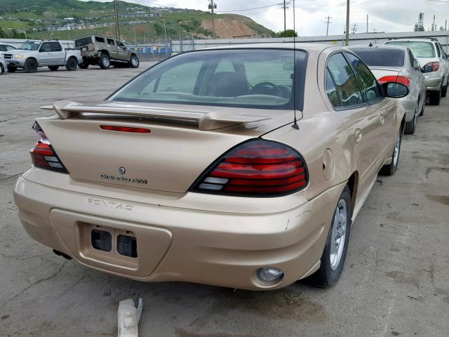 1G2NF52E23M515318 - 2003 PONTIAC GRAND AM S GOLD photo 4