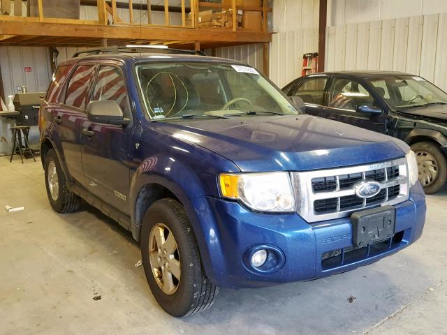 1FMCU931X8KA44822 - 2008 FORD ESCAPE XLT BLUE photo 1