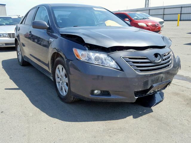 4T1BB46K09U072756 - 2009 TOYOTA CAMRY HYBR CHARCOAL photo 1