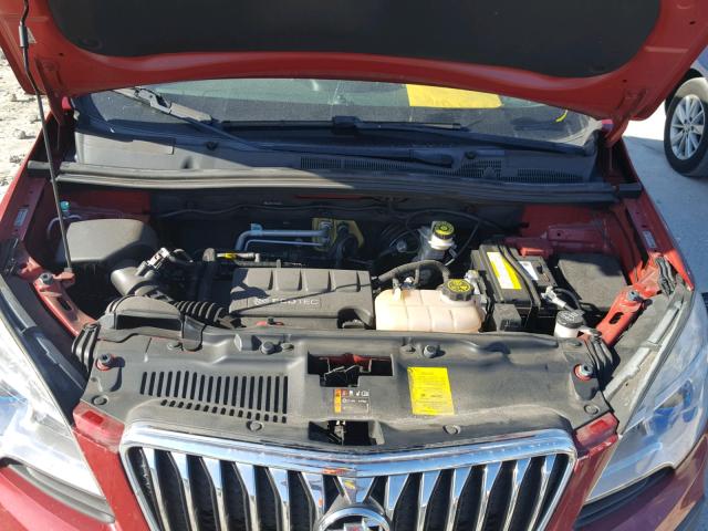 KL4CJBSB5EB556413 - 2014 BUICK ENCORE CON RED photo 7