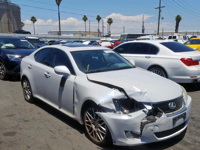 JTHBK262585080402 - 2008 LEXUS IS 250 WHITE photo 1