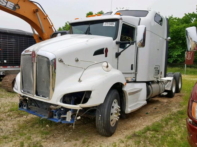 1XKAD49X0DJ369168 - 2013 KENWORTH CONSTRUCTI WHITE photo 2