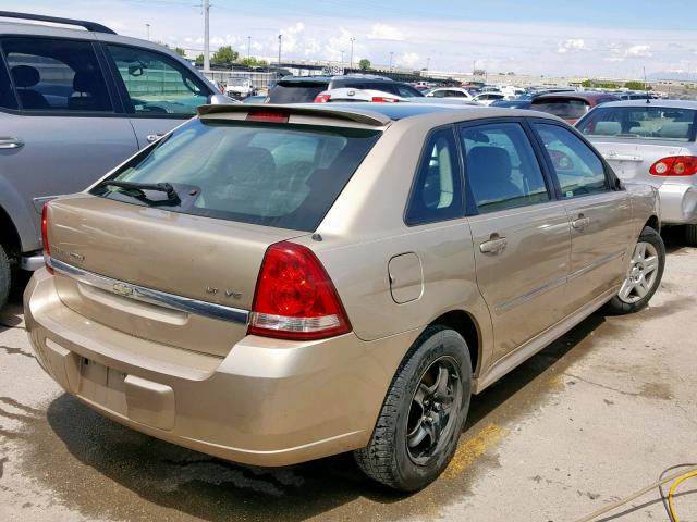 1G1ZT63806F150269 - 2006 CHEVROLET MALIBU MAX 金色 照片 4