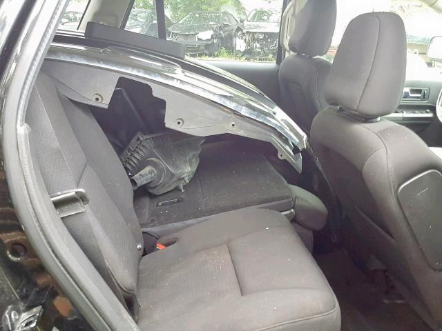 2FMDK4JC9ABA15538 - 2010 FORD EDGE SEL BLACK photo 6