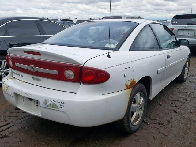 1G1JF12F037246142 - 2003 CHEVROLET CAVALIER L WHITE photo 4