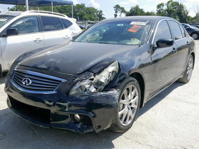 JN1CV6AP2BM510555 - 2011 INFINITI G37 BASE BLACK photo 2