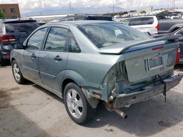 1FAHP34N16W161653 - 2006 FORD FOCUS ZX4 GREEN photo 3