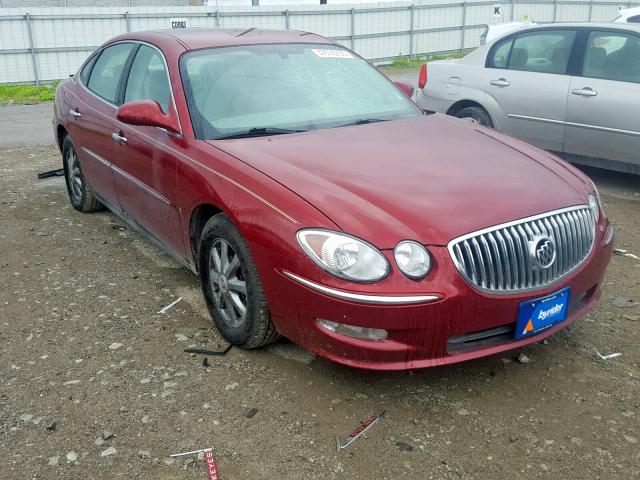 2G4WC582491216080 - 2009 BUICK LACROSSE C RED photo 1