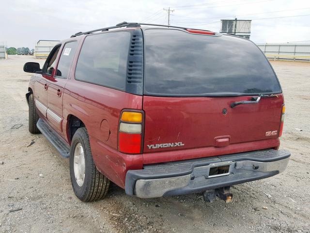 3GKFK16Z74G268467 - 2004 GMC YUKON XL K RED photo 3