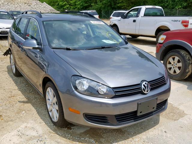 3VWPL7AJ9DM642304 - 2013 VOLKSWAGEN JETTA TDI GRAY photo 1