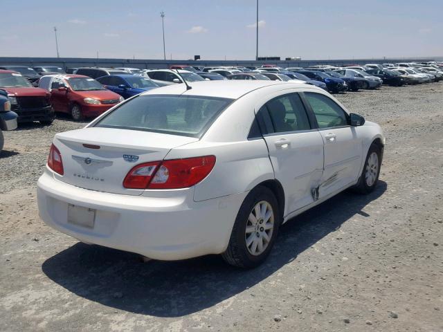 1C3LC46K18N218827 - 2008 CHRYSLER SEBRING LX WHITE photo 4