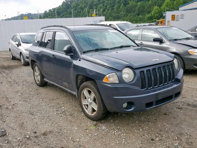 1J8FF47W27D166106 - 2007 JEEP COMPASS BLUE photo 1