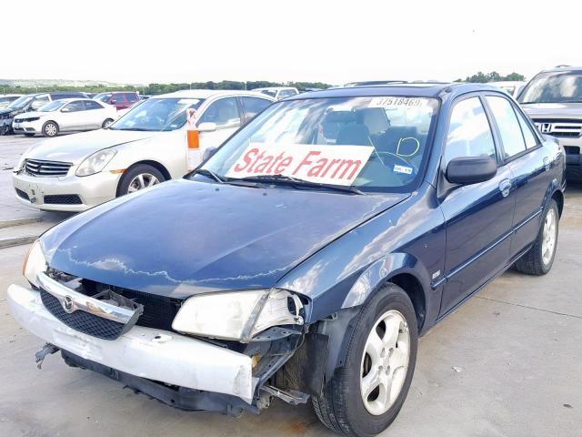 JM1BJ2216X0166198 - 1999 MAZDA PROTEGE ES BLUE photo 2