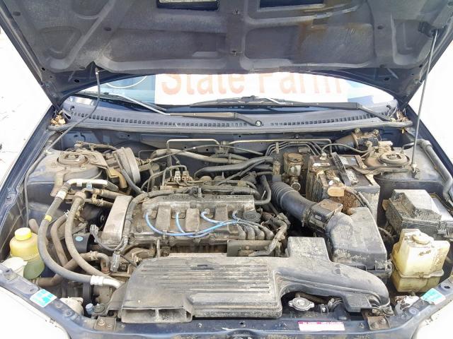 JM1BJ2216X0166198 - 1999 MAZDA PROTEGE ES BLUE photo 7