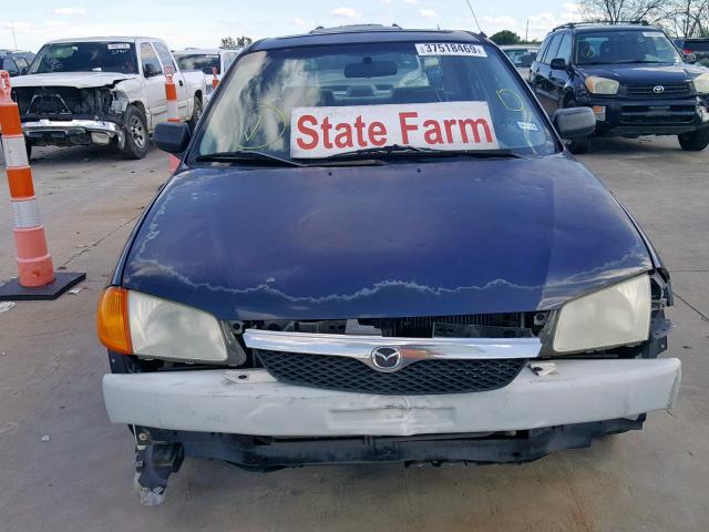 JM1BJ2216X0166198 - 1999 MAZDA PROTEGE ES BLUE photo 9