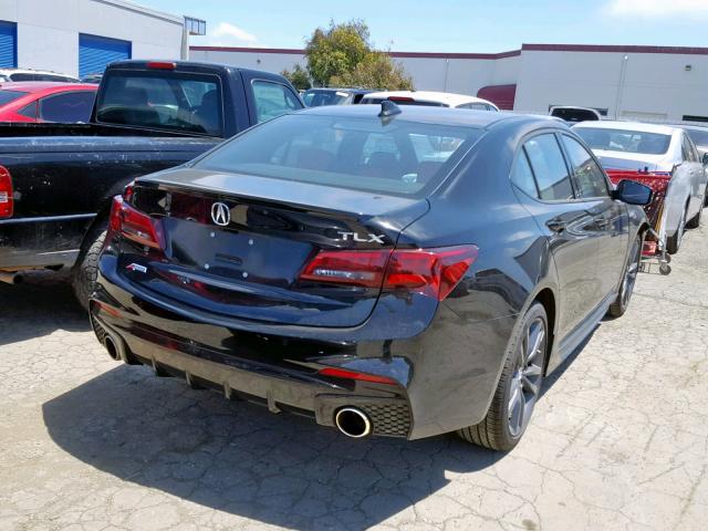 19UUB2F69KA005604 - 2019 ACURA TLX BLACK photo 4