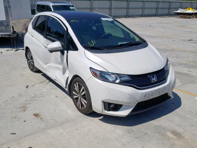 3HGGK5H84FM779992 - 2015 HONDA FIT EX WHITE photo 1