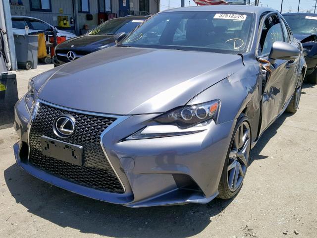 JTHCM1D24G5005474 - 2016 LEXUS IS 300 GRAY photo 2