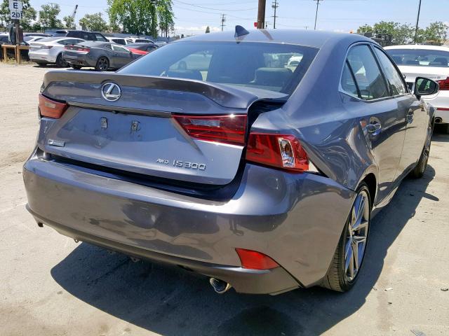 JTHCM1D24G5005474 - 2016 LEXUS IS 300 GRAY photo 4