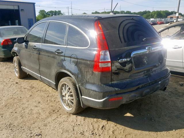 JHLRE48777C113909 - 2007 HONDA CR-V EXL BLACK photo 3