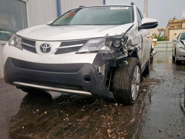 2T3DFREV5DW095259 - 2013 TOYOTA RAV4 LIMIT WHITE photo 9