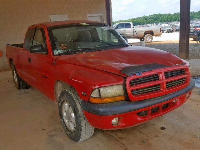 1B7GL22X7WS612706 - 1998 DODGE DAKOTA RED photo 1