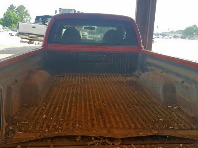 1B7GL22X7WS612706 - 1998 DODGE DAKOTA RED photo 6