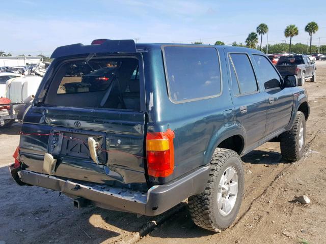 JT3VN29V9R0021416 - 1994 TOYOTA 4RUNNER VN GREEN photo 4