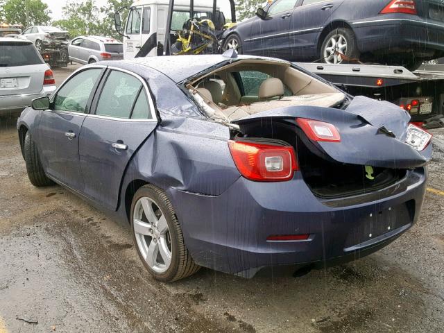 1G11J5SX2DF345177 - 2013 CHEVROLET MALIBU LTZ 蓝色 照片 3