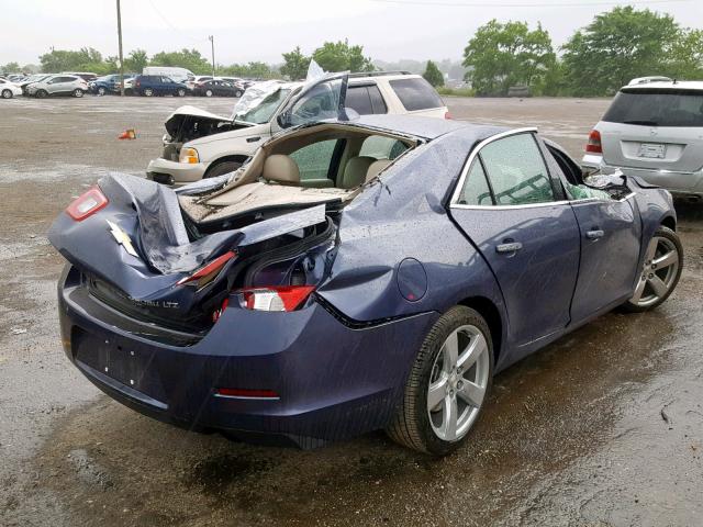 1G11J5SX2DF345177 - 2013 CHEVROLET MALIBU LTZ 蓝色 照片 4