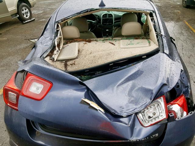 1G11J5SX2DF345177 - 2013 CHEVROLET MALIBU LTZ 蓝色 照片 9