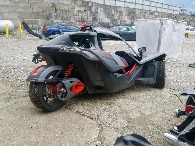 57XAAPFA9J8129150 - 2018 POLARIS SLINGSHOT CHARCOAL photo 4