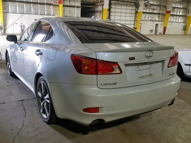 JTHBF5C28A5126014 - 2010 LEXUS IS 250 WHITE photo 3