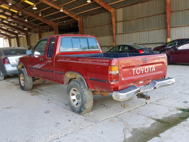 4TAVN13D3PZ140993 - 1993 TOYOTA PICKUP 1/2 RED photo 3