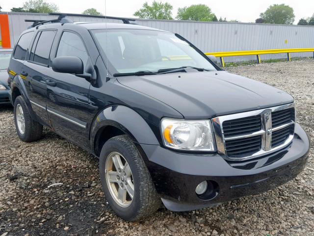 1D8HB48P67F578330 - 2007 DODGE DURANGO SL BLACK photo 1