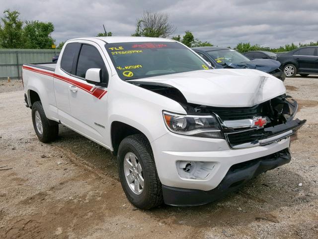 1GCHSBEA5J1105249 - 2018 CHEVROLET COLORADO WHITE photo 1