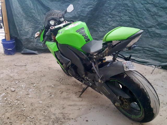 JKAZXCE168A004723 - 2008 KAWASAKI ZX1000 E GREEN photo 3