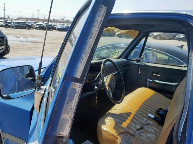 1GCGC23M8ES188570 - 1984 CHEVROLET C20 BLUE photo 10