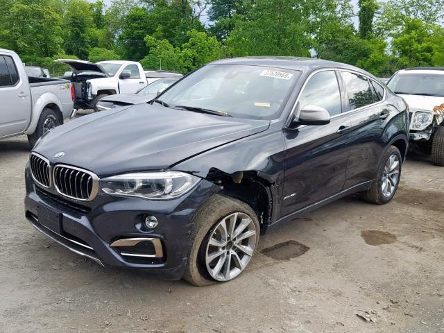 5UXKU2C59K0Z63173 - 2019 BMW X6 XDRIVE3 BLACK photo 2