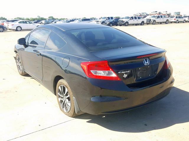 2HGFG3B00DH504622 - 2013 HONDA CIVIC EXL BLACK photo 3